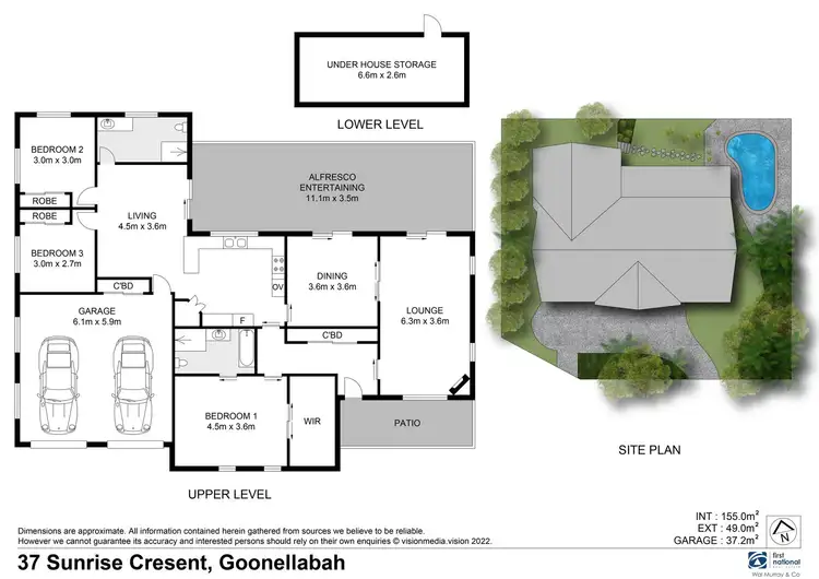 Floorplan of Homely house listing, 37 Sunrise Crescent, Goonellabah NSW 2480