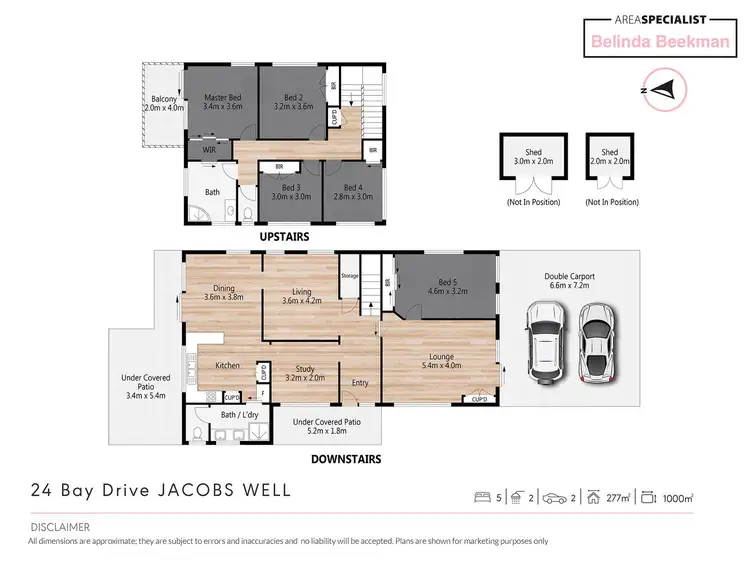 Floorplan of Homely house listing, 24 Bay Drive, Jacobs Well QLD 4208