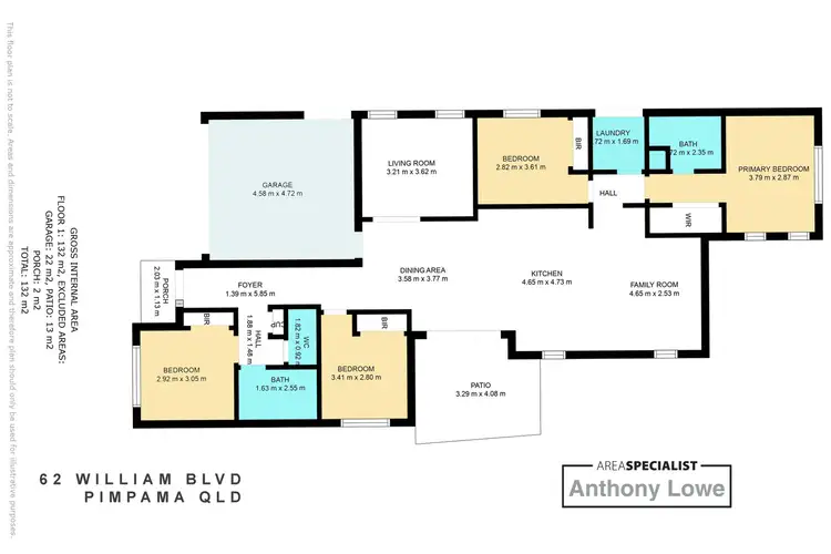 Floorplan of Homely house listing, 62 William Boulevard, Pimpama QLD 4209