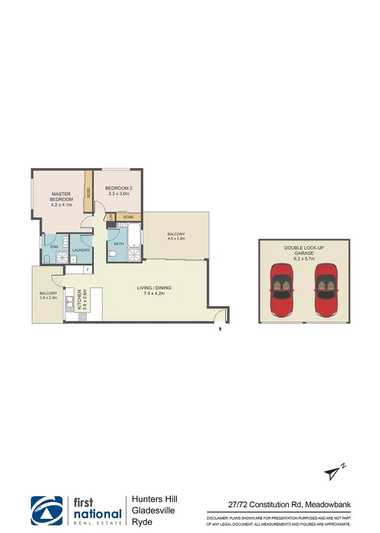 Floorplan of Homely apartment listing, 27/72 Constitution Road, Meadowbank NSW 2114