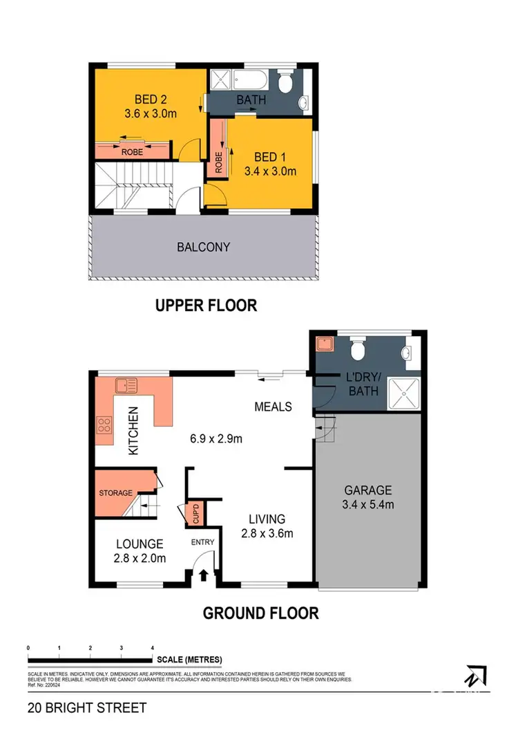 Floorplan of Homely house listing, 20 Bright Street, Bendigo VIC 3550