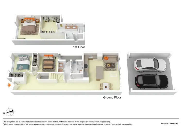 Floorplan of Homely townhouse listing, 15 Civic Street, Diggers Rest VIC 3427