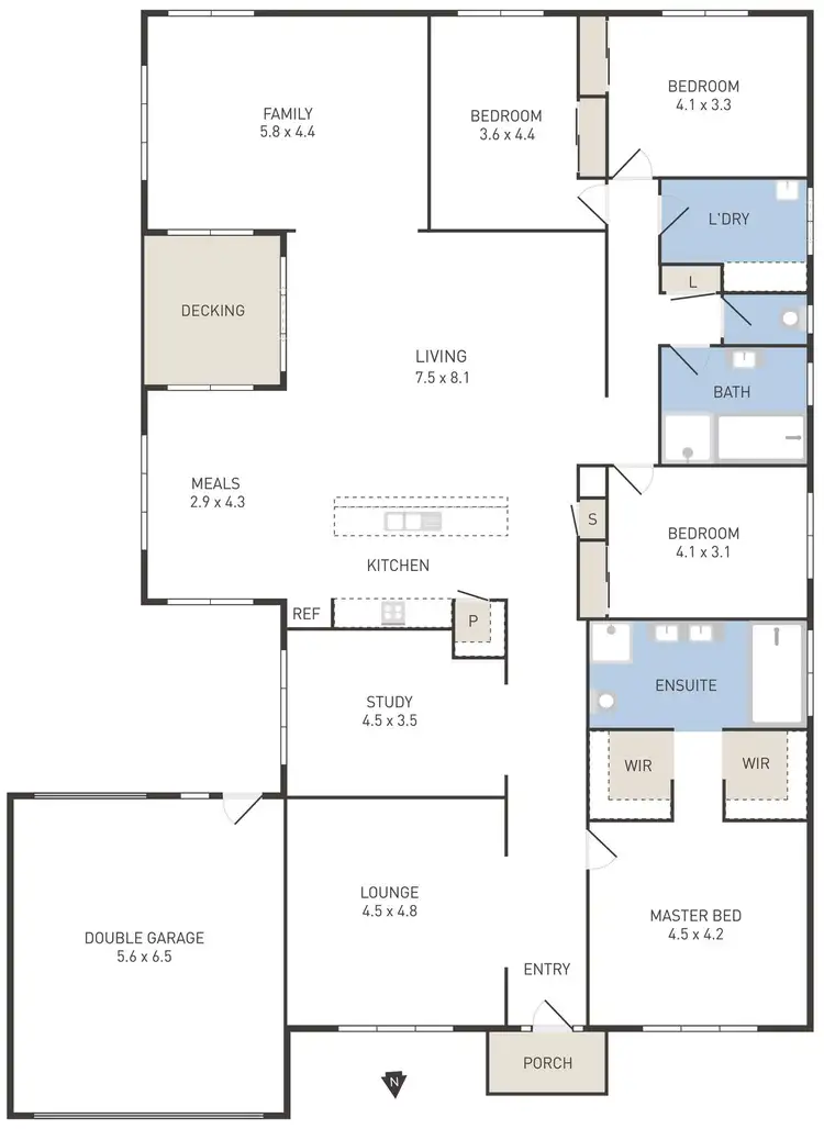 Floorplan of Homely house listing, 12 St Patricks Place, Tarneit VIC 3029