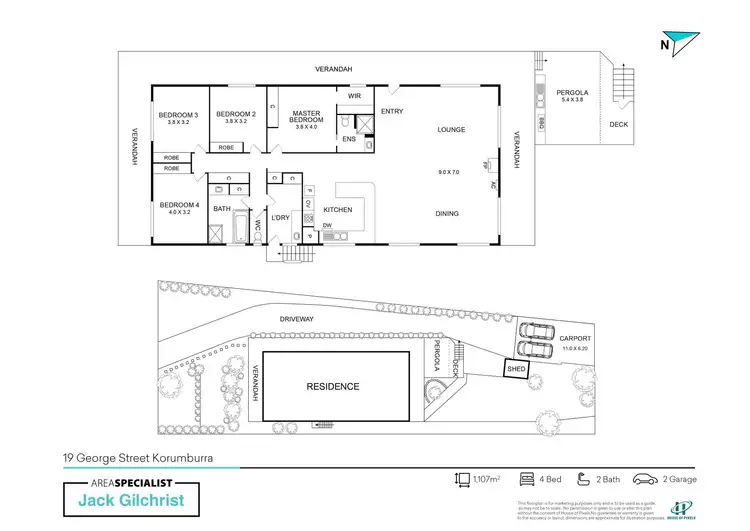 Floorplan of Homely house listing, 19 George Street, Korumburra VIC 3950