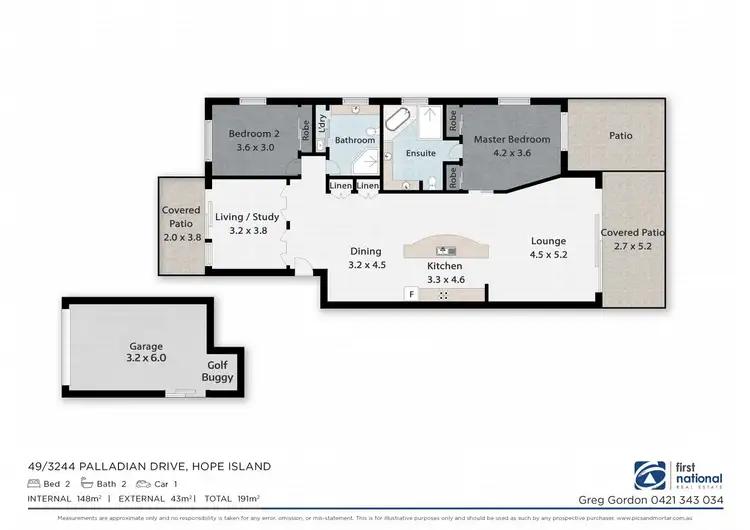 Floorplan of Homely villa listing, 49 Palladian Drive, Hope Island QLD 4212