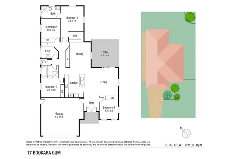 Floorplan of Homely house listing, 17 Bookara Gum Crescent, Mount Low QLD 4818