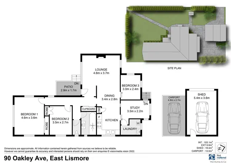 Floorplan of Homely house listing, 90 Oakley Avenue, East Lismore NSW 2480