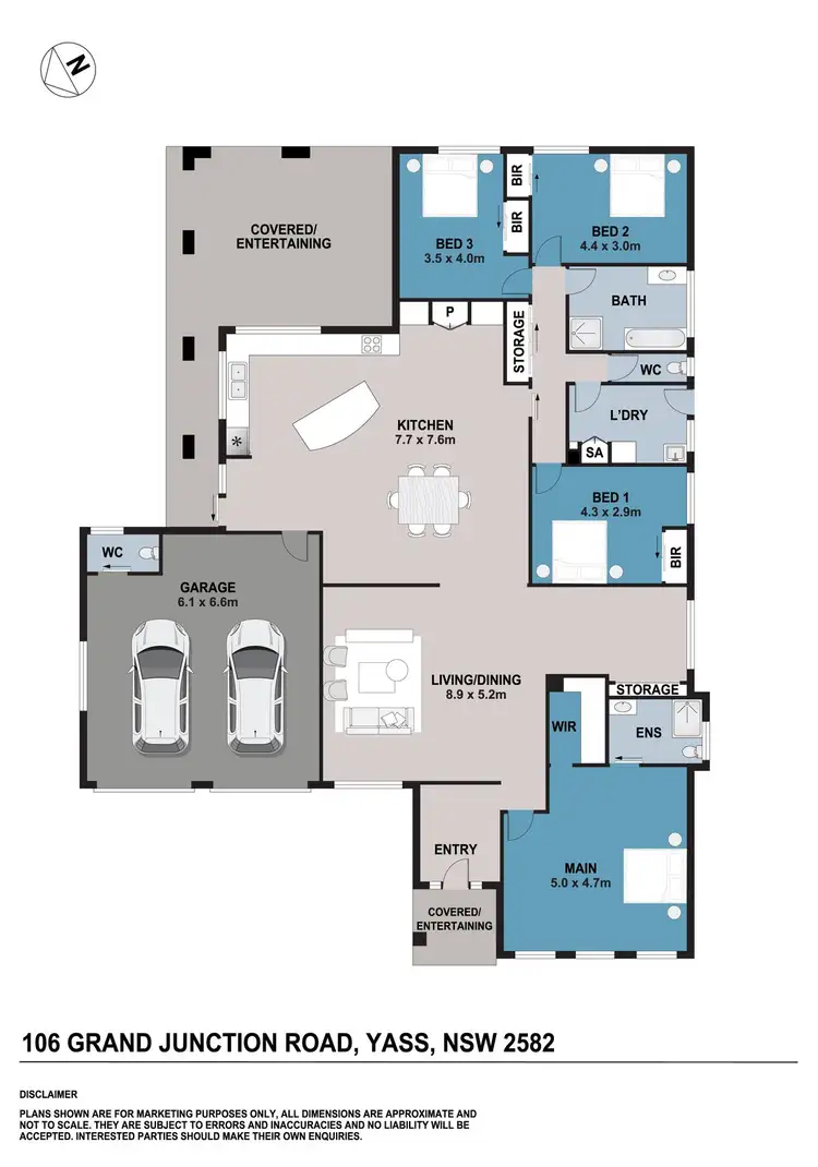 Floorplan of Homely house listing, 106 Grand Junction Road, Yass NSW 2582