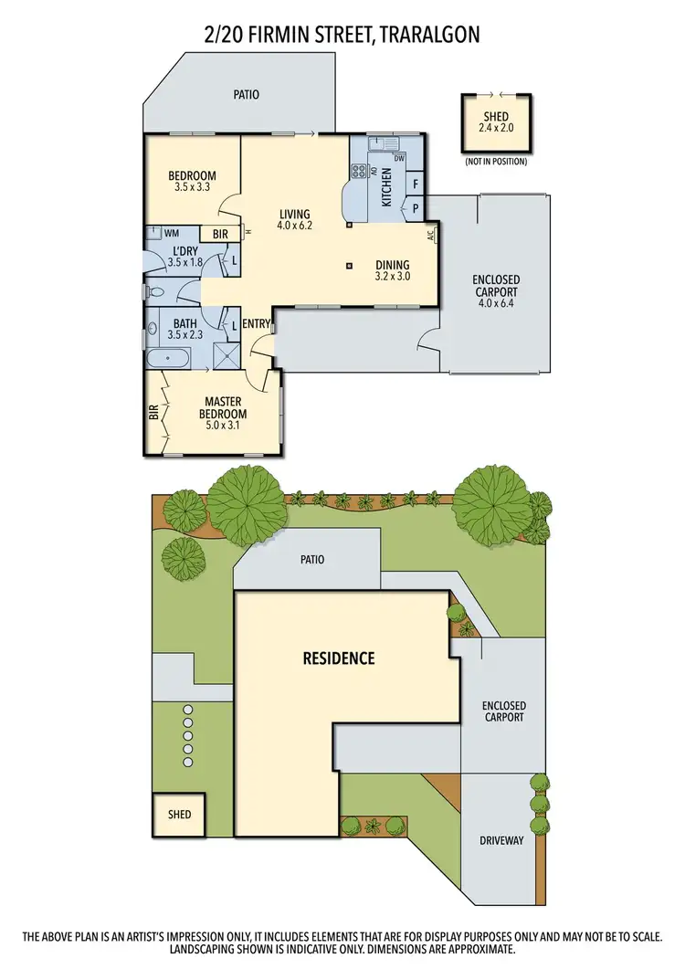 Floorplan of Homely house listing, 2/20 Firmin Street, Traralgon VIC 3844
