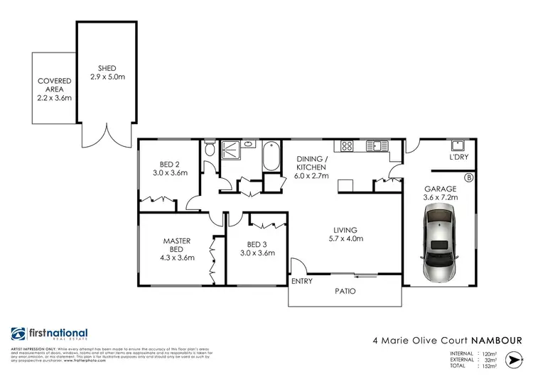 Floorplan of Homely house listing, 4 Marie Olive Court, Nambour QLD 4560