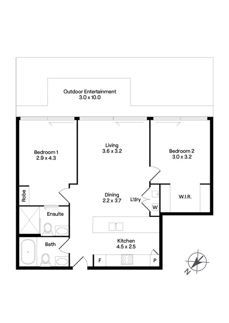 Floorplan of Homely apartment listing, G07/21 Riversdale Road, Hawthorn VIC 3122