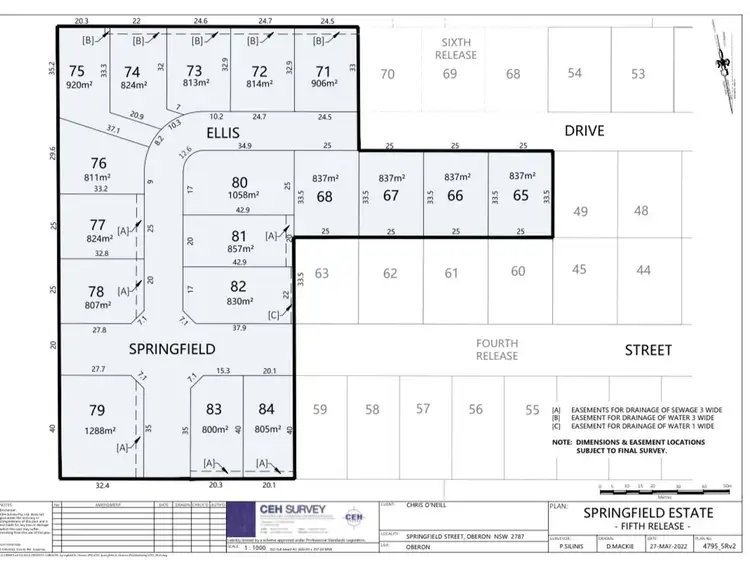 Floorplan of Homely land listing, Proposed Lot 67, 99 Springfield Street, Oberon NSW 2787