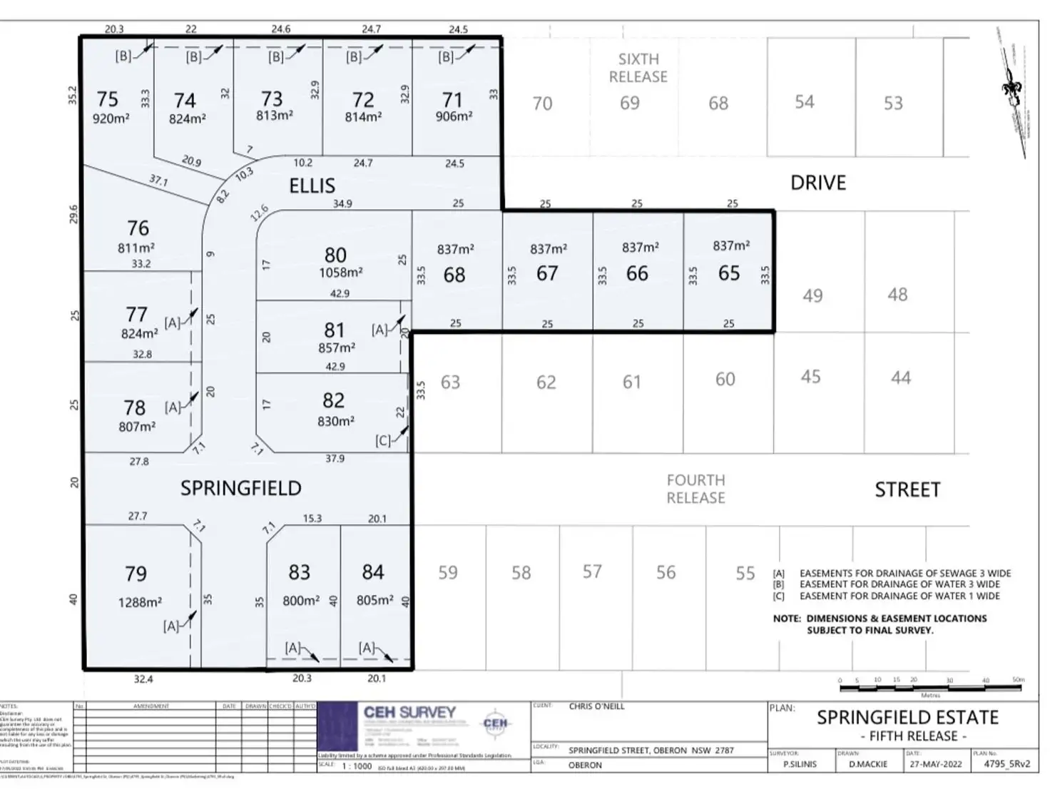 Floorplan of Homely land listing, Proposed Lot 68, 99 Springfield Street, Oberon NSW 2787