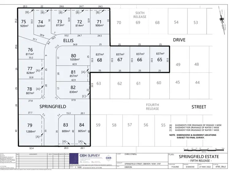 Floorplan of Homely land listing, Proposed Lot 84, 99 Springfield Street, Oberon NSW 2787
