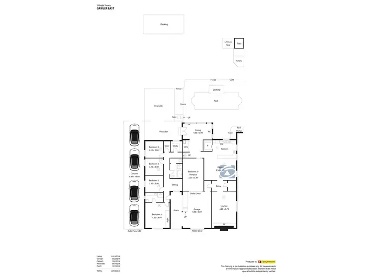 Floorplan of Homely house listing, 24 Bright Terrace, Gawler East SA 5118