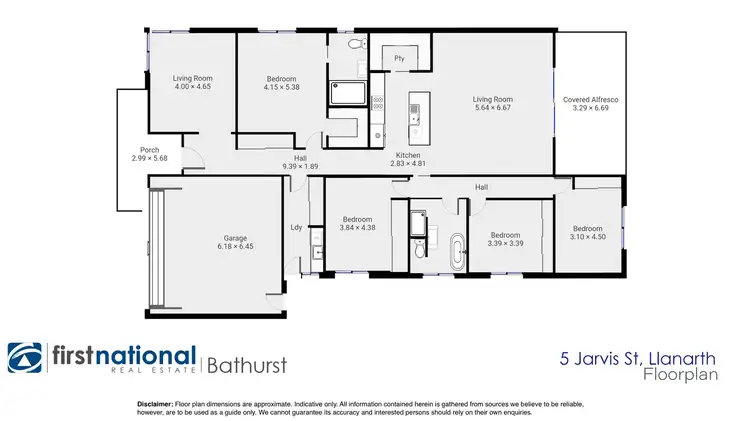 Floorplan of Homely house listing, 5 Jarvis Street, Llanarth NSW 2795