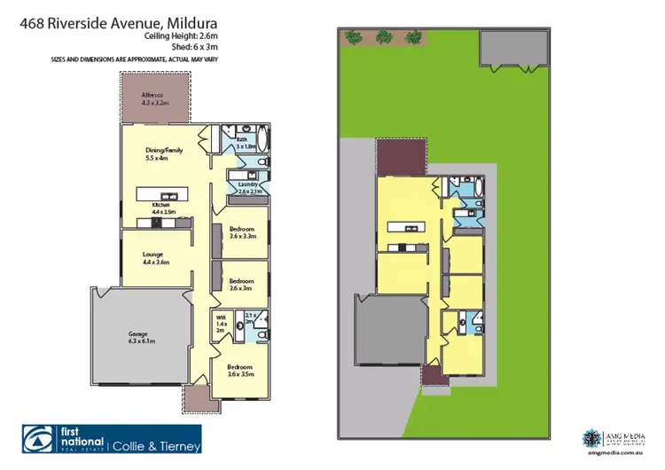 Floorplan of Homely house listing, 468 Riverside Avenue, Mildura VIC 3500