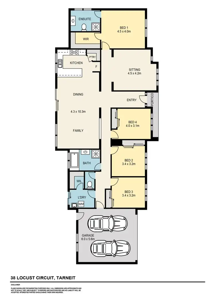 Floorplan of Homely house listing, 38 Locust Circuit, Tarneit VIC 3029