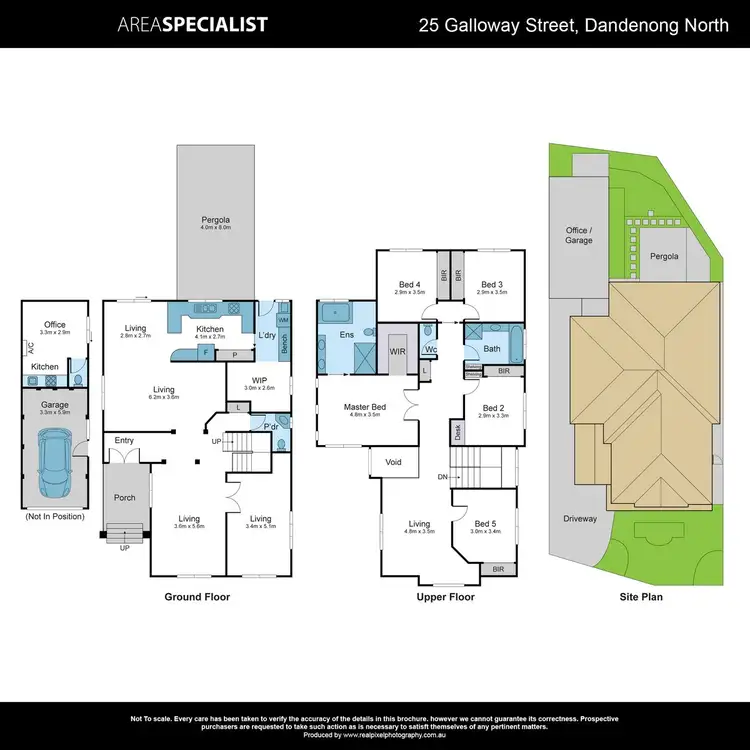Floorplan of Homely house listing, 25 Galloway Street, Dandenong North VIC 3175