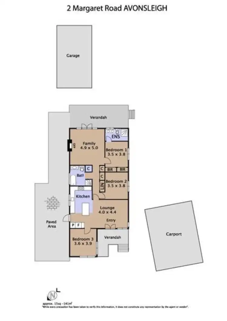 Floorplan of Homely house listing, 2 Margaret Road, Avonsleigh VIC 3782