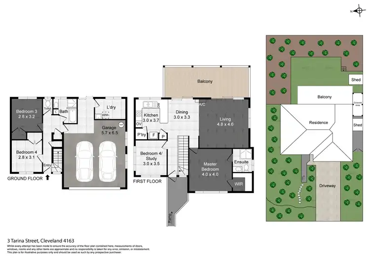 Floorplan of Homely house listing, 3 Tarina Street, Cleveland QLD 4163