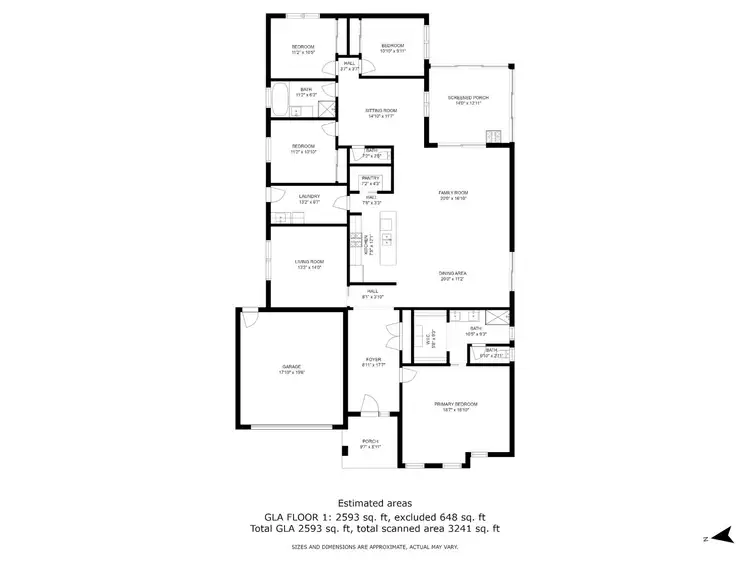 Floorplan of Homely house listing, 7 Gromark Street, Aintree VIC 3336