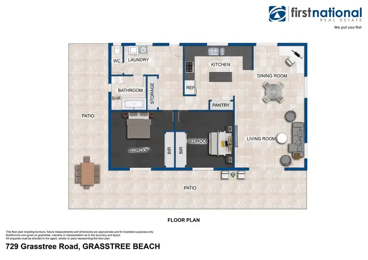 Floorplan of Homely rural property listing, 729 Grasstree Road, Grasstree Beach QLD 4740