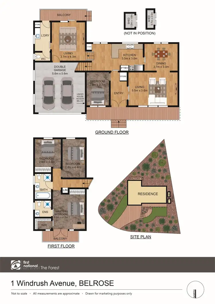Floorplan of Homely house listing, 1 Windrush Avenue, Belrose NSW 2085