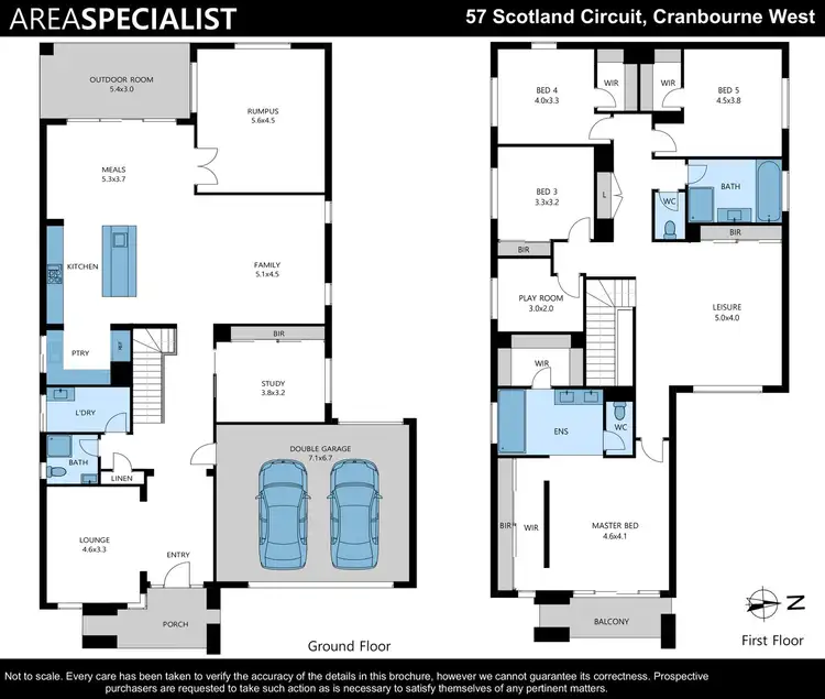 Floorplan of Homely house listing, 57 Scotland Circuit, Cranbourne West VIC 3977