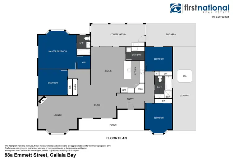 Floorplan of Homely house listing, 88A Emmett Street, Callala Bay NSW 2540