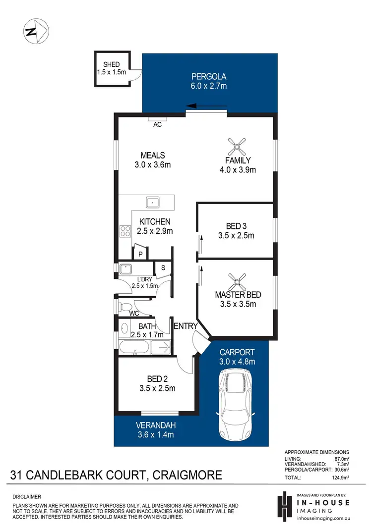 Floorplan of Homely house listing, 31 Candlebark Court, Craigmore SA 5114
