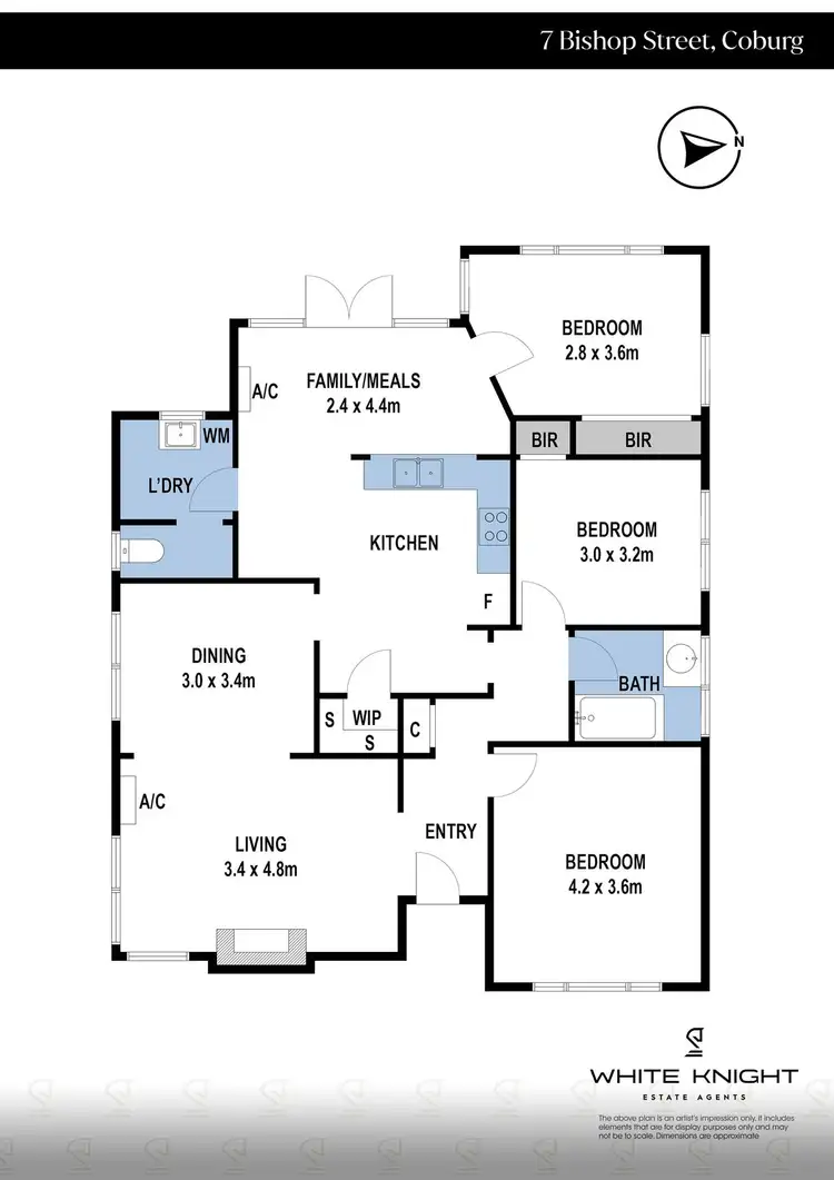 Floorplan of Homely house listing, 7 Bishop Street, Coburg VIC 3058