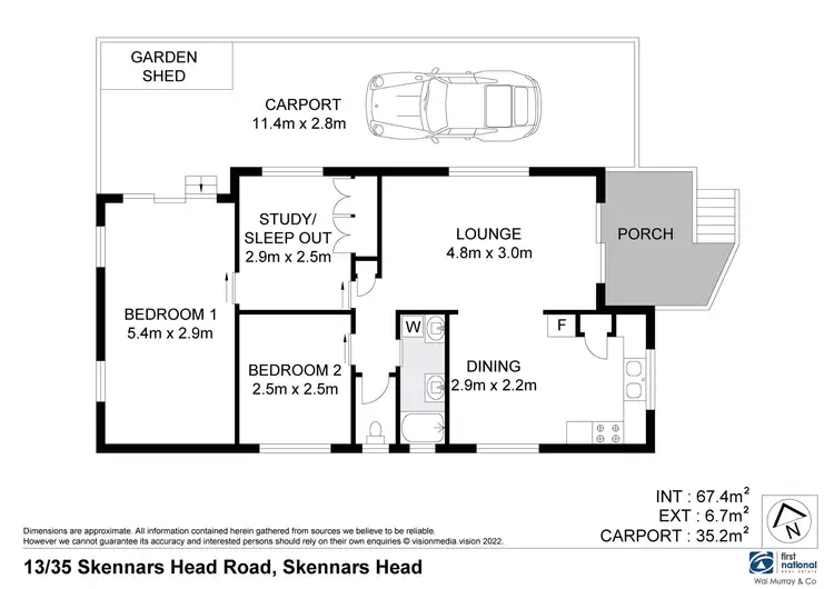 Floorplan of Homely house listing, 13/35 Skennars Head Road, Skennars Head NSW 2478