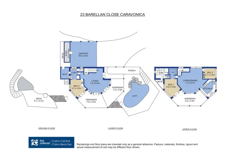 Floorplan of Homely house listing, 23 Barellan Close, Caravonica QLD 4878