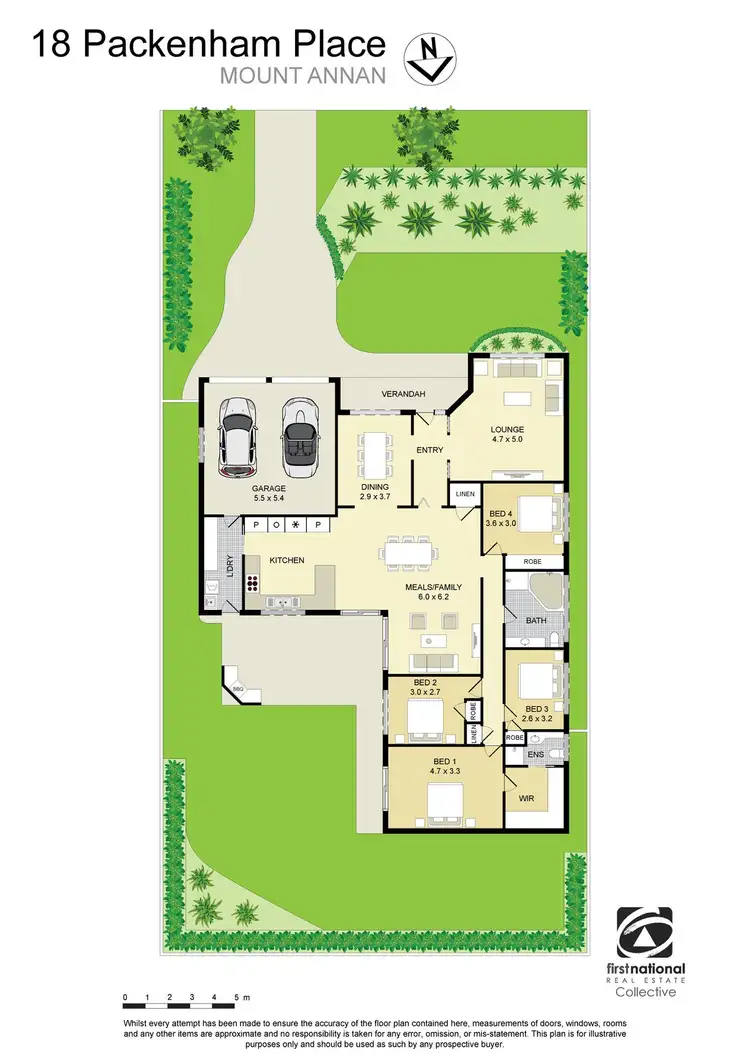 Floorplan of Homely house listing, 18 Packenham Place, Mount Annan NSW 2567