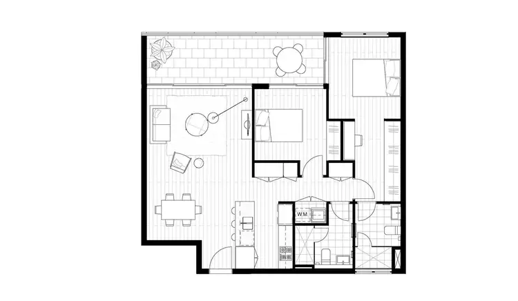 Floorplan of Homely apartment listing, 21C Atkinson Street, Liverpool NSW 2170