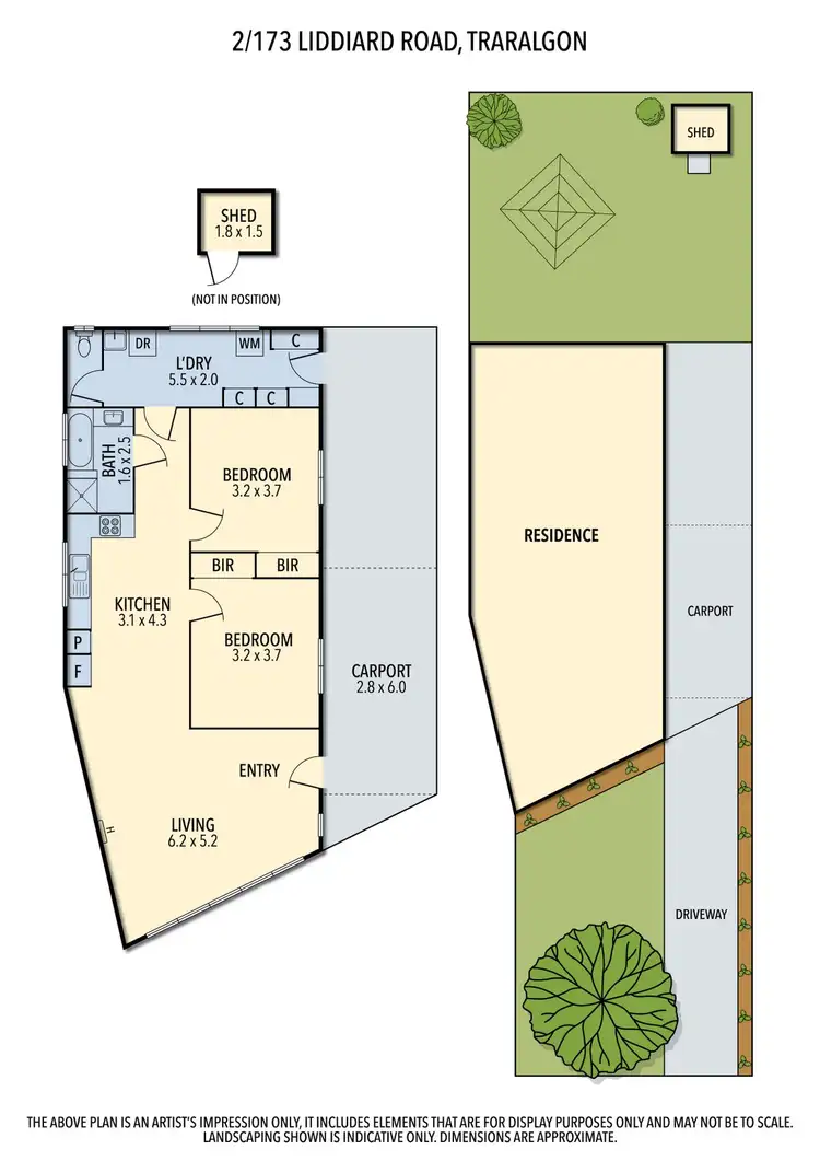 Floorplan of Homely house listing, 2/173 Liddiard Road, Traralgon VIC 3844