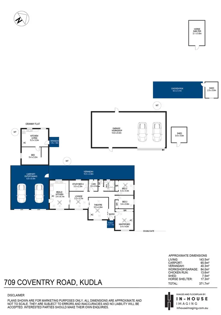 Floorplan of Homely house listing, 709 Coventry Road, Kudla SA 5115