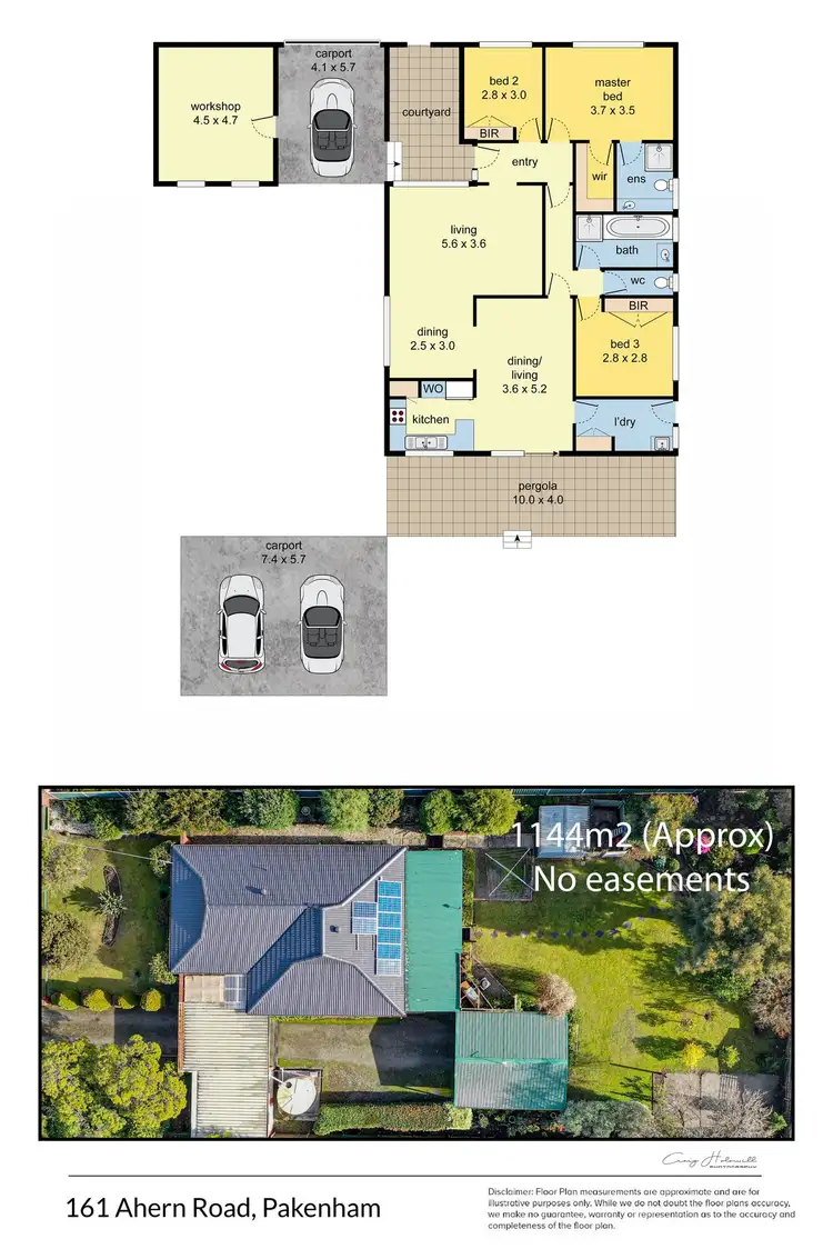 Floorplan of Homely house listing, 161 Ahern Road, Pakenham VIC 3810