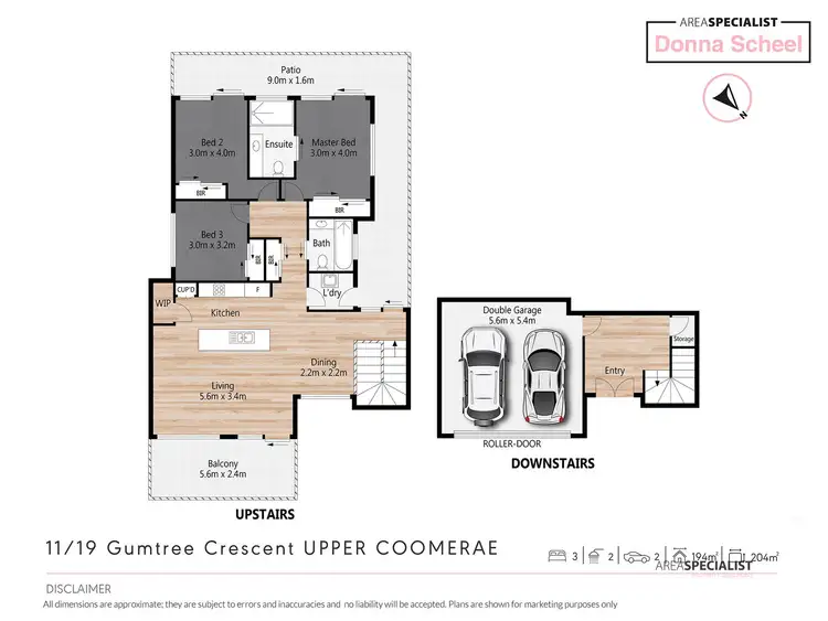Floorplan of Homely townhouse listing, 11/19 Gumtree Crescent, Upper Coomera QLD 4209