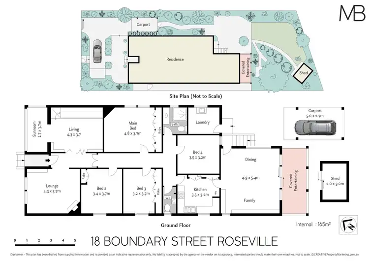 Floorplan of Homely house listing, 18 Boundary Street, Roseville NSW 2069