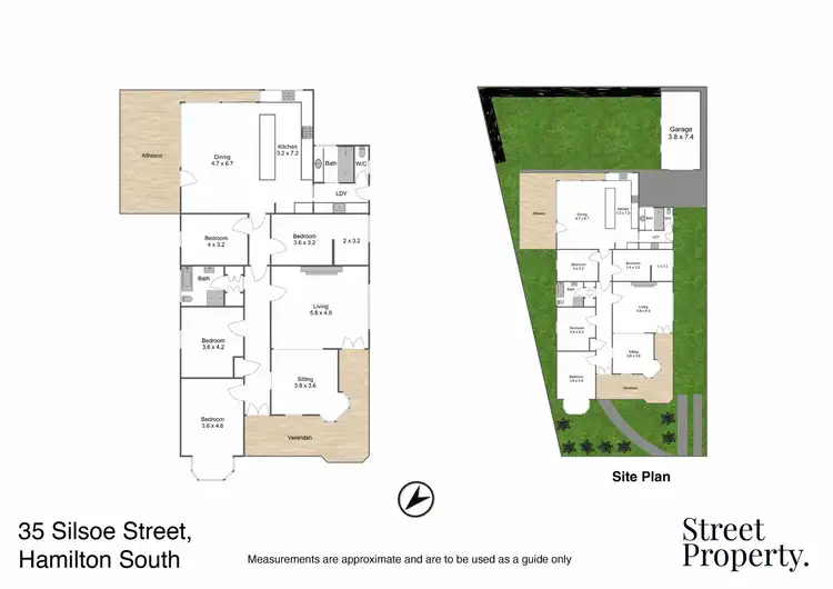 Floorplan of Homely house listing, 35 Silsoe Street, Hamilton South NSW 2303
