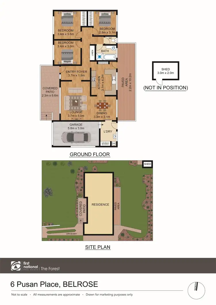 Floorplan of Homely house listing, 6 Pusan Place, Belrose NSW 2085