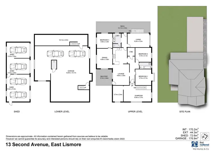 Floorplan of Homely house listing, 13 Second Avenue, East Lismore NSW 2480