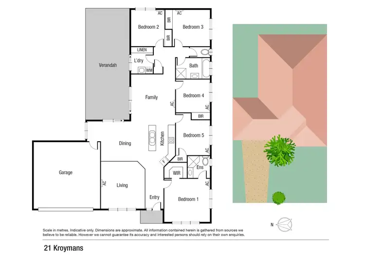 Floorplan of Homely house listing, 21 Kroymans Drive, Mount Louisa QLD 4814