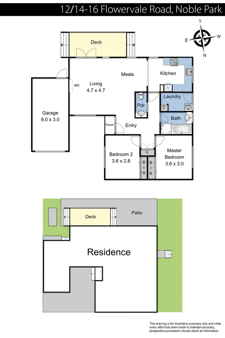 Floorplan of Homely unit listing, 12/16 Flowervale Road, Noble Park VIC 3174