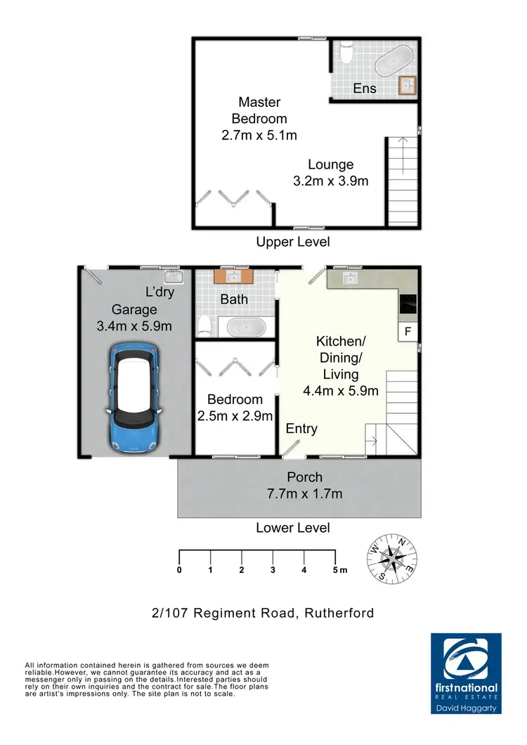 Floorplan of Homely unit listing, 2/107 Regiment Road, Rutherford NSW 2320