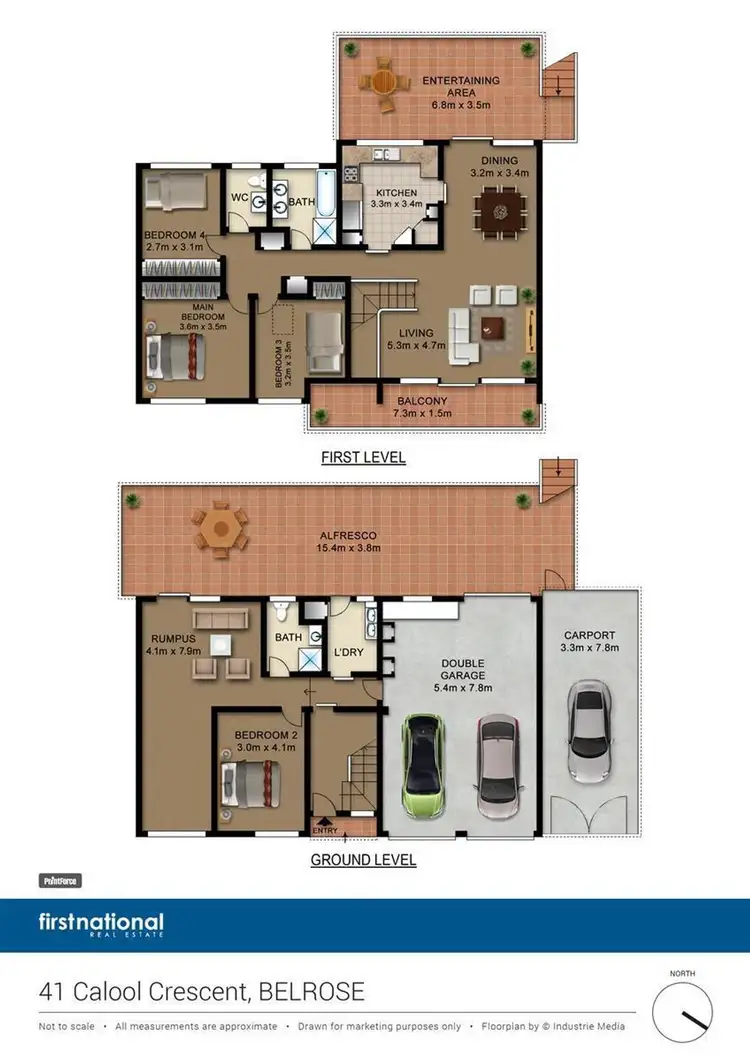 Floorplan of Homely house listing, 41 Calool Crescent, Belrose NSW 2085