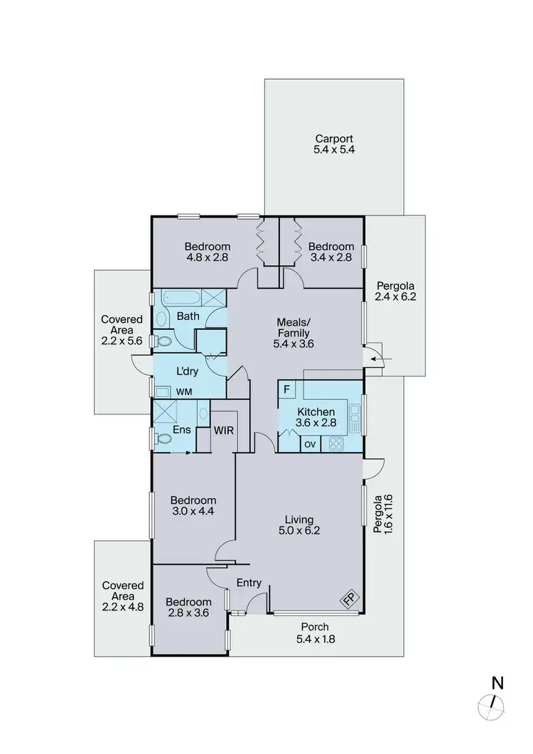 Floorplan of Homely house listing, 6 Allure Court, Glen Waverley VIC 3150
