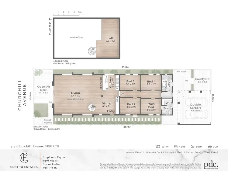 Floorplan of Homely house listing, 313 Churchill Avenue, Subiaco WA 6008